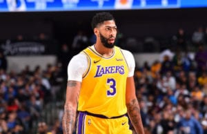 Anthony Davis of the Lakers