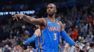 Thunder point guard Chris Paul