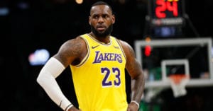 Lakers star LeBron James