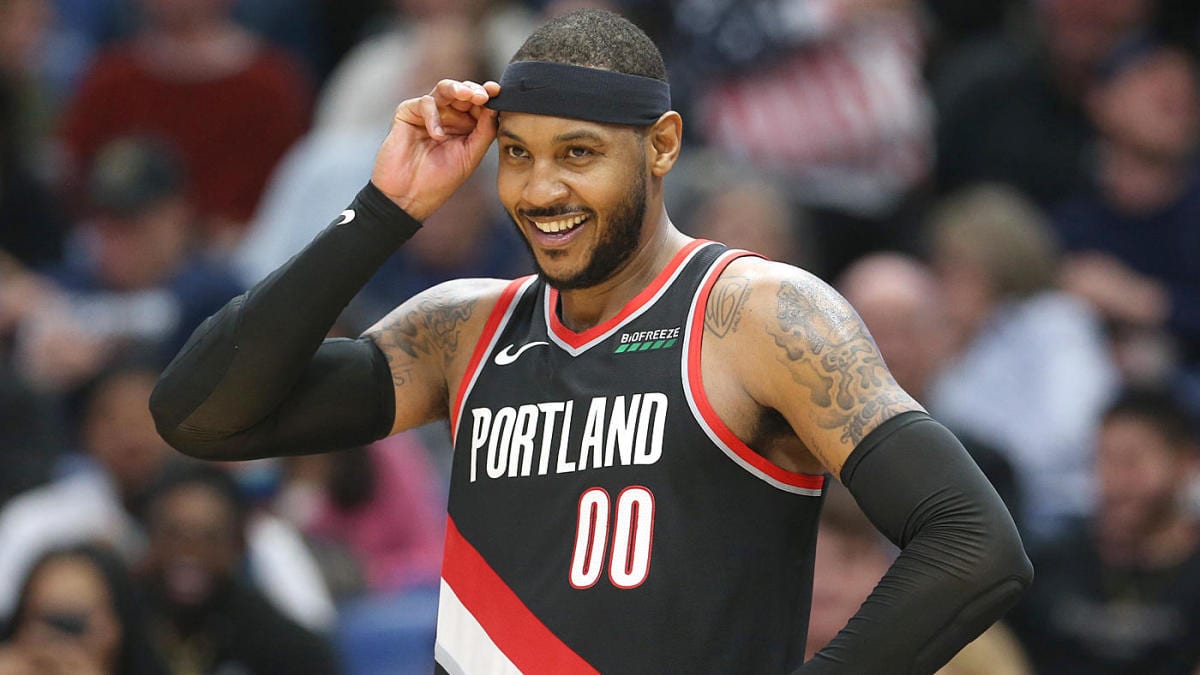 Carmelo Anthony of the Blazers