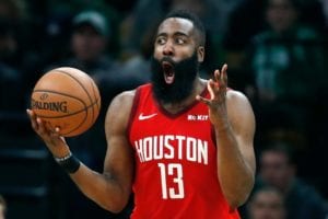 James Harden of the Rockets