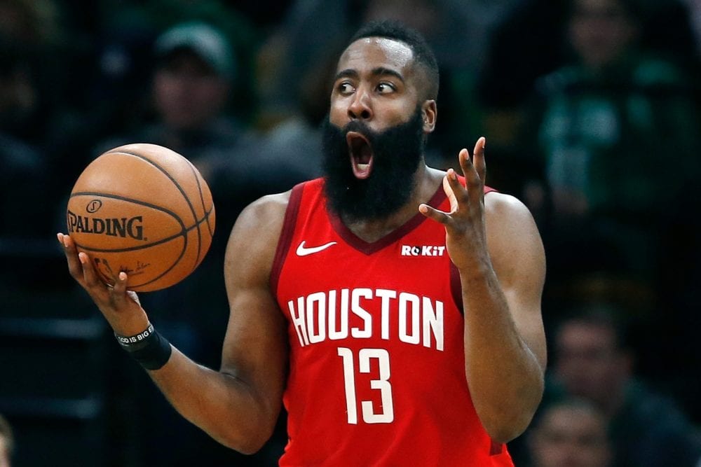 James Harden of the Rockets