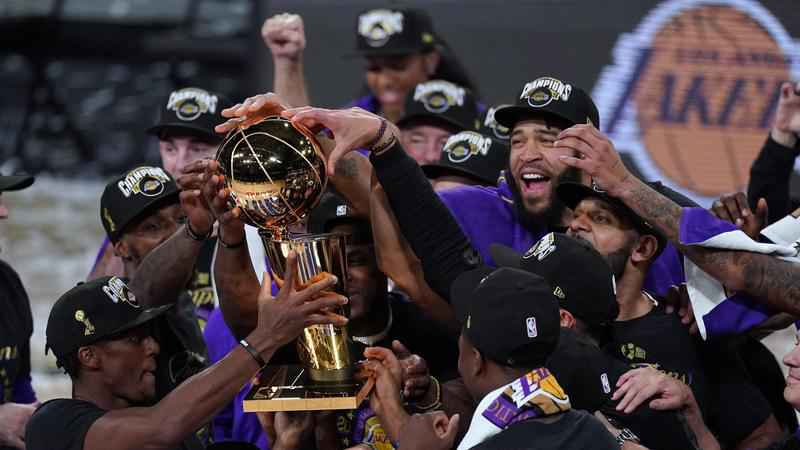 Los Angeles Lakers 2020 title team