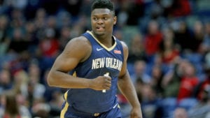 Zion Williamson of the Pelicans