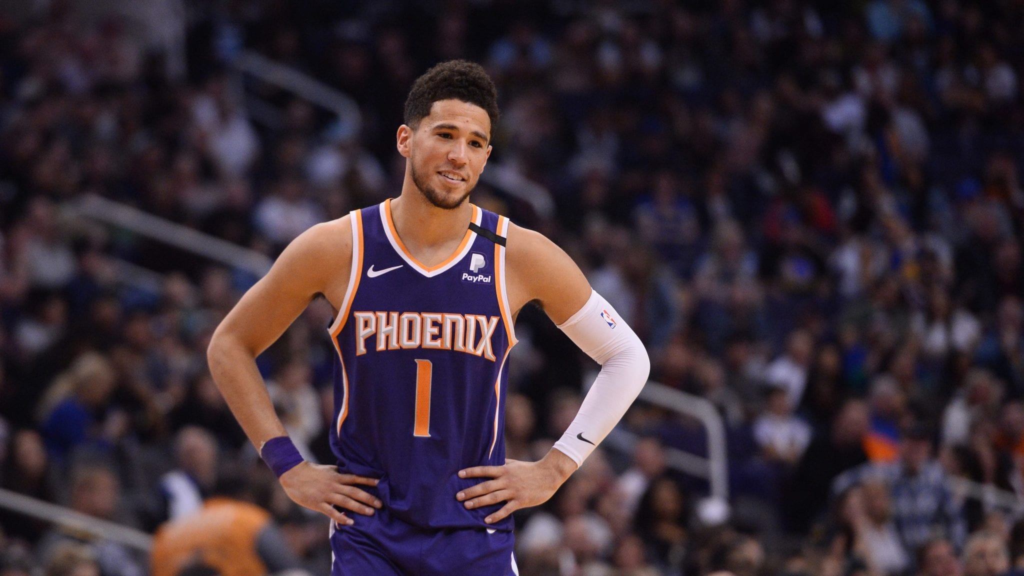 Devin Booker of the Suns