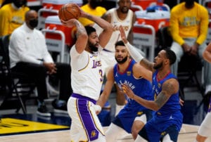 Anthony Davis of the Lakers