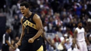 Kyle Lowry of the Raptors