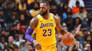 Lakers star LeBron James