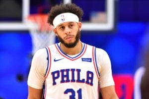 Seth Curry of the Sixers