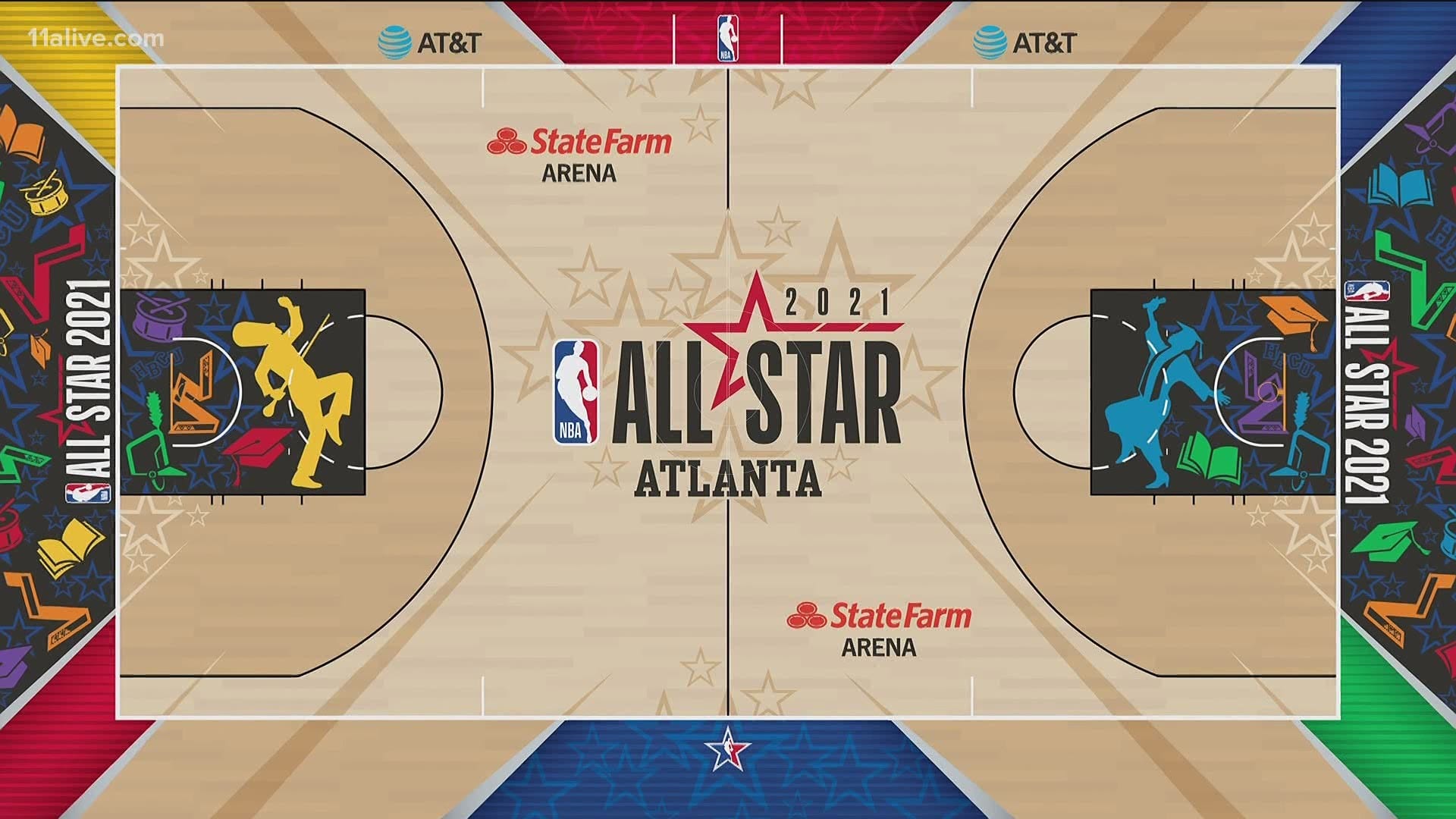 NBA Reveals HBCU-Themed All-Star Court