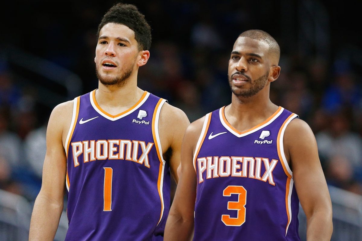 Chris Paul and Devin Booker as Suns Teammates