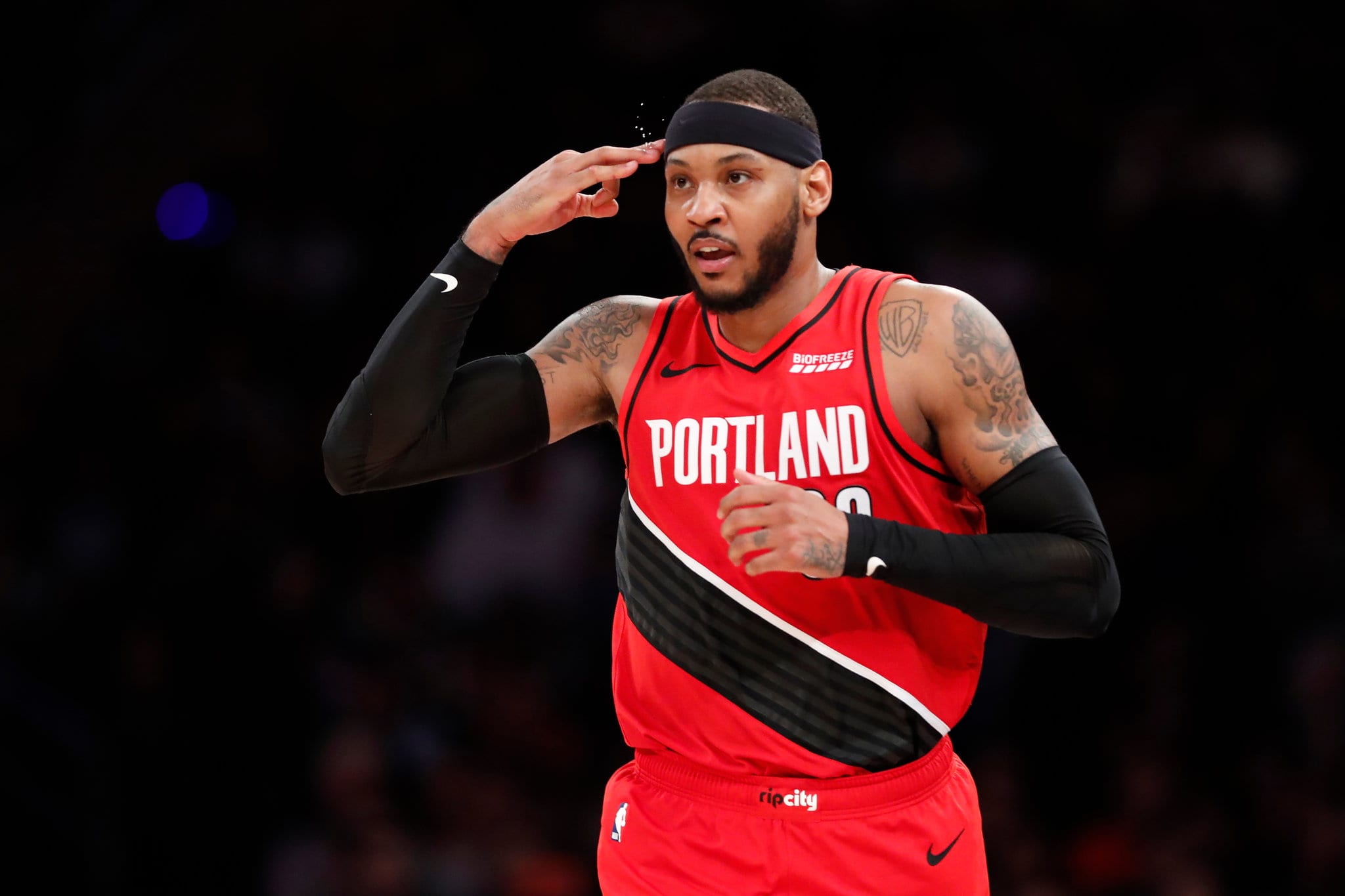 Blazers’ Carmelo Anthony Moves Into 10th Place for NBA All-Time Scoring