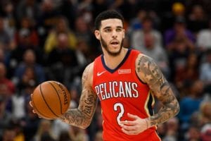 Pelicans guard Lonzo Ball