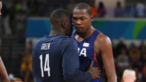Team USA Basketball Durant and Draymond