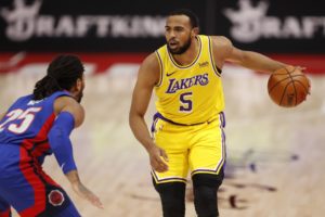 Talen Horton-Tucker of the Lakers