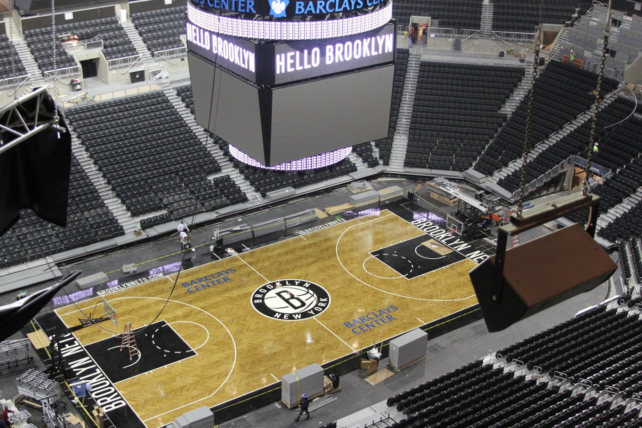 The Barclays Center home of the Brooklyn Nets