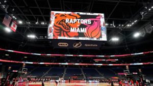 The Toronto Raptors have played in Tampa since 2020