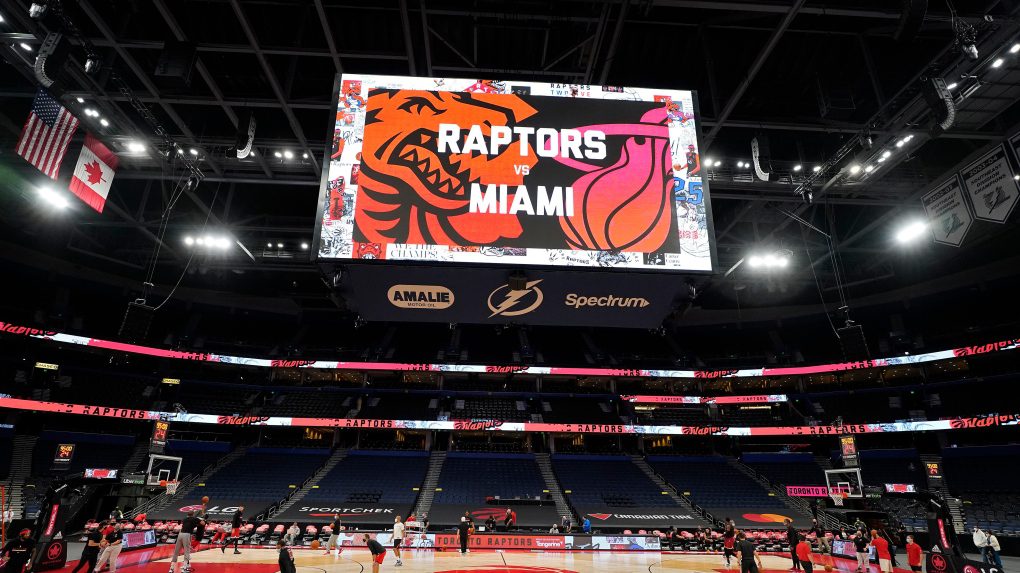 The Toronto Raptors have played in Tampa since 2020