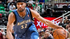 Lazar Hayward as a member of the Timberwolves