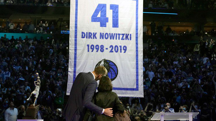 Dallas Mavericks Retire Dirk Nowitzki’s Jersey