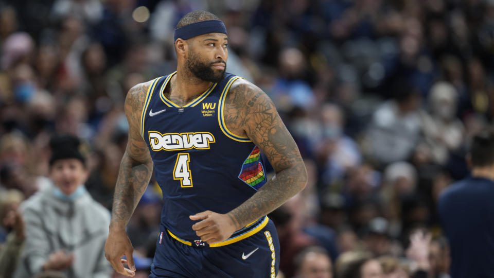 DeMarcus Cousins will remain with the Nuggets for the rest of the season
