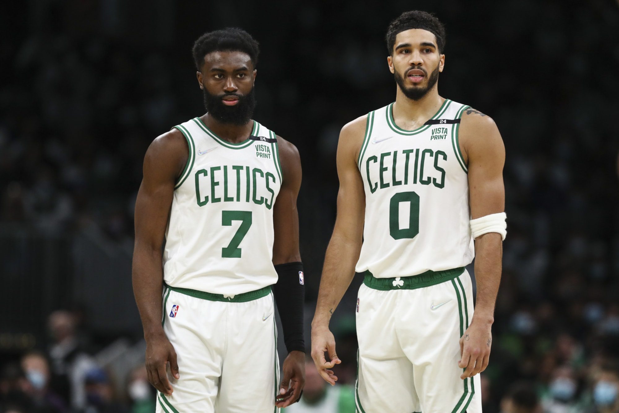 Jayson Tatum, Jaylen Brown Break Celtics Record in Season Opener