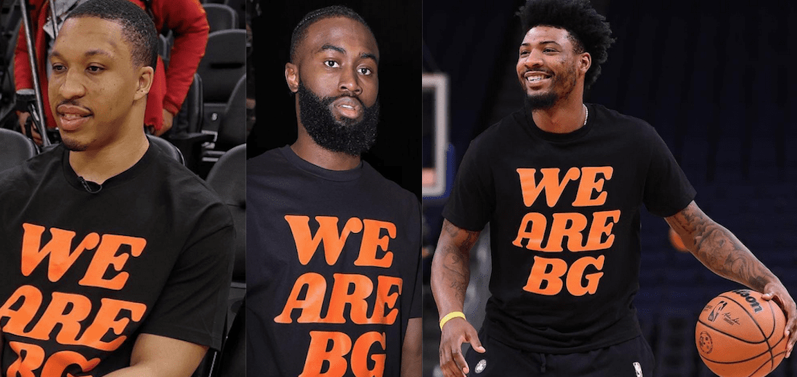 Boston Celtics Wear T-Shirt In Support of WNBA Star Brittney Griner