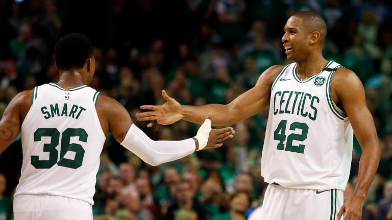 Marcus Smart and Al Horford