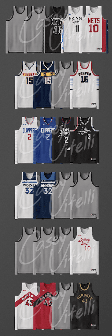 2022 NBA All-Star jerseys may have just been leaked on social media!  Thoughts? 👀 (via. @Mmoreno1015)