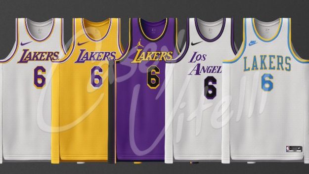 every lakers jersey ever