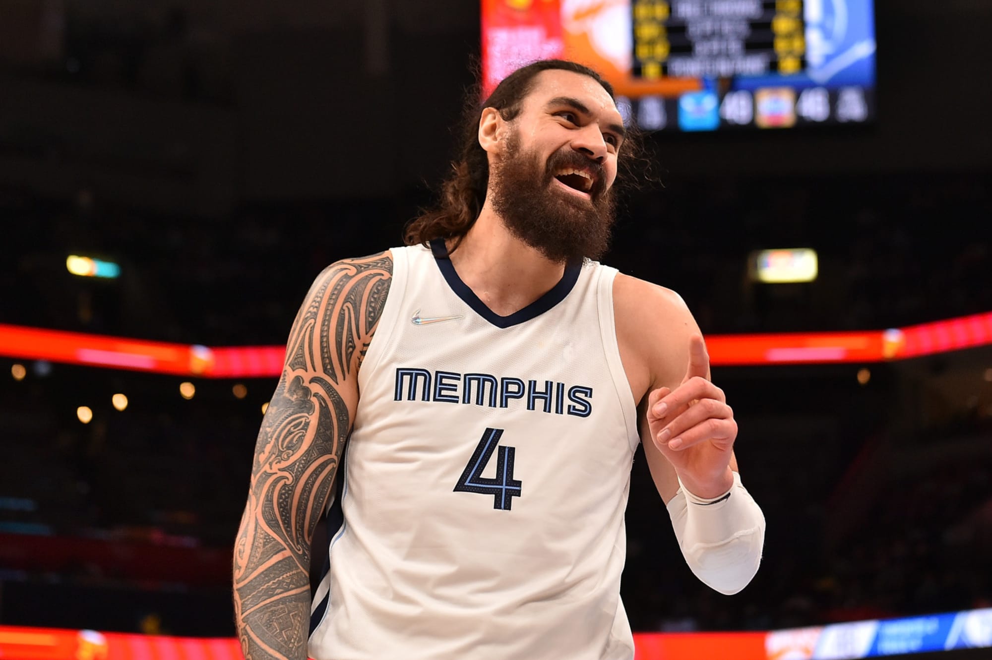 Steven Adams Autographed 2022 Grizz Connect Jersey