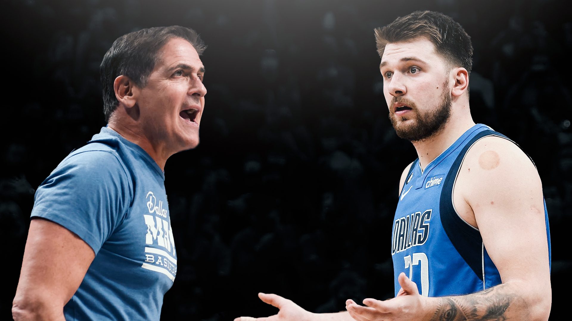 Luka Doncic Mark Cuban Mural