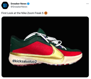 Giannis' New Shoe Leaked and It's Getting Roasted