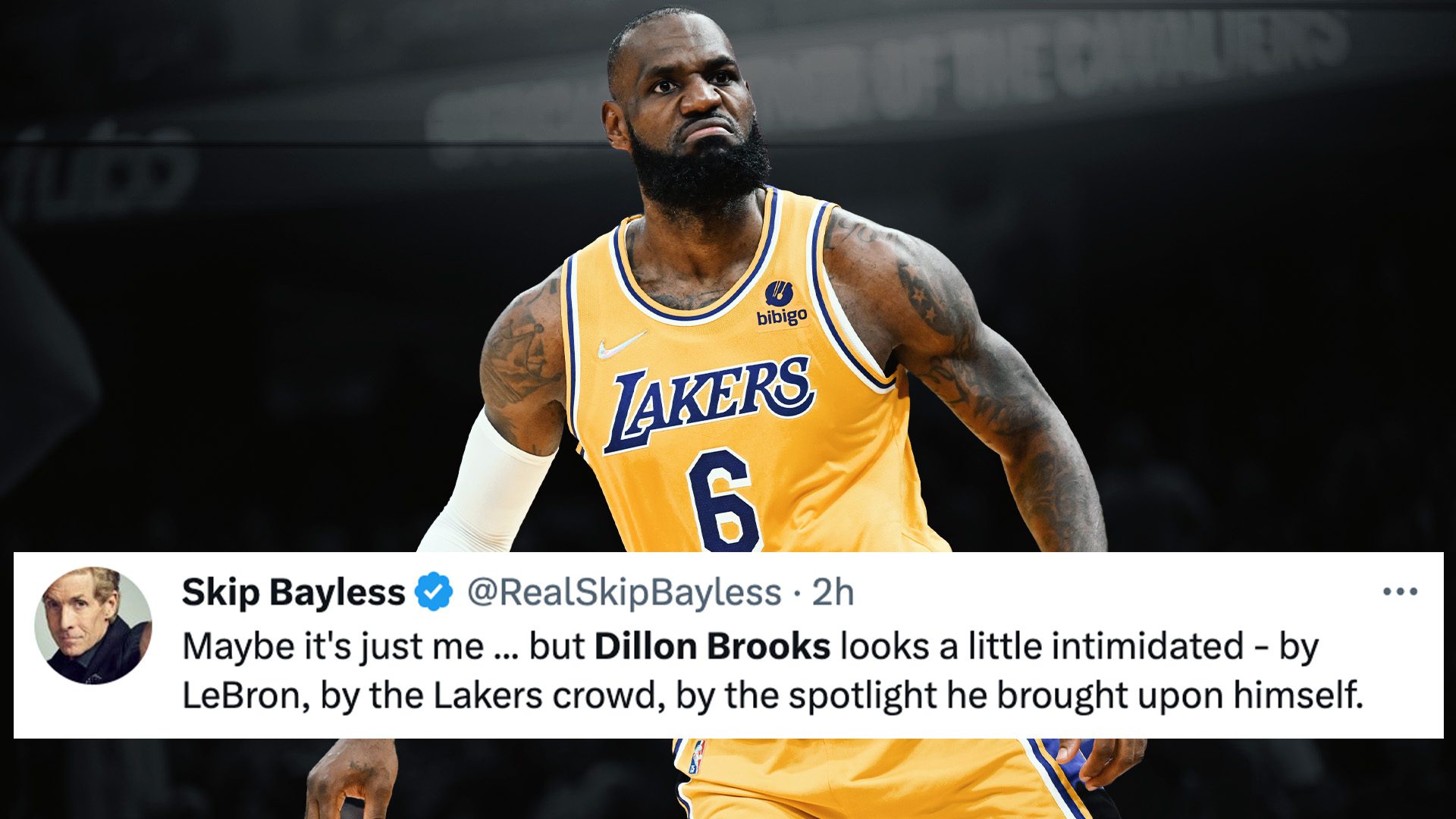 NBA Twitter Trolls Dillon Brooks After Lakers Take 2-1 Lead