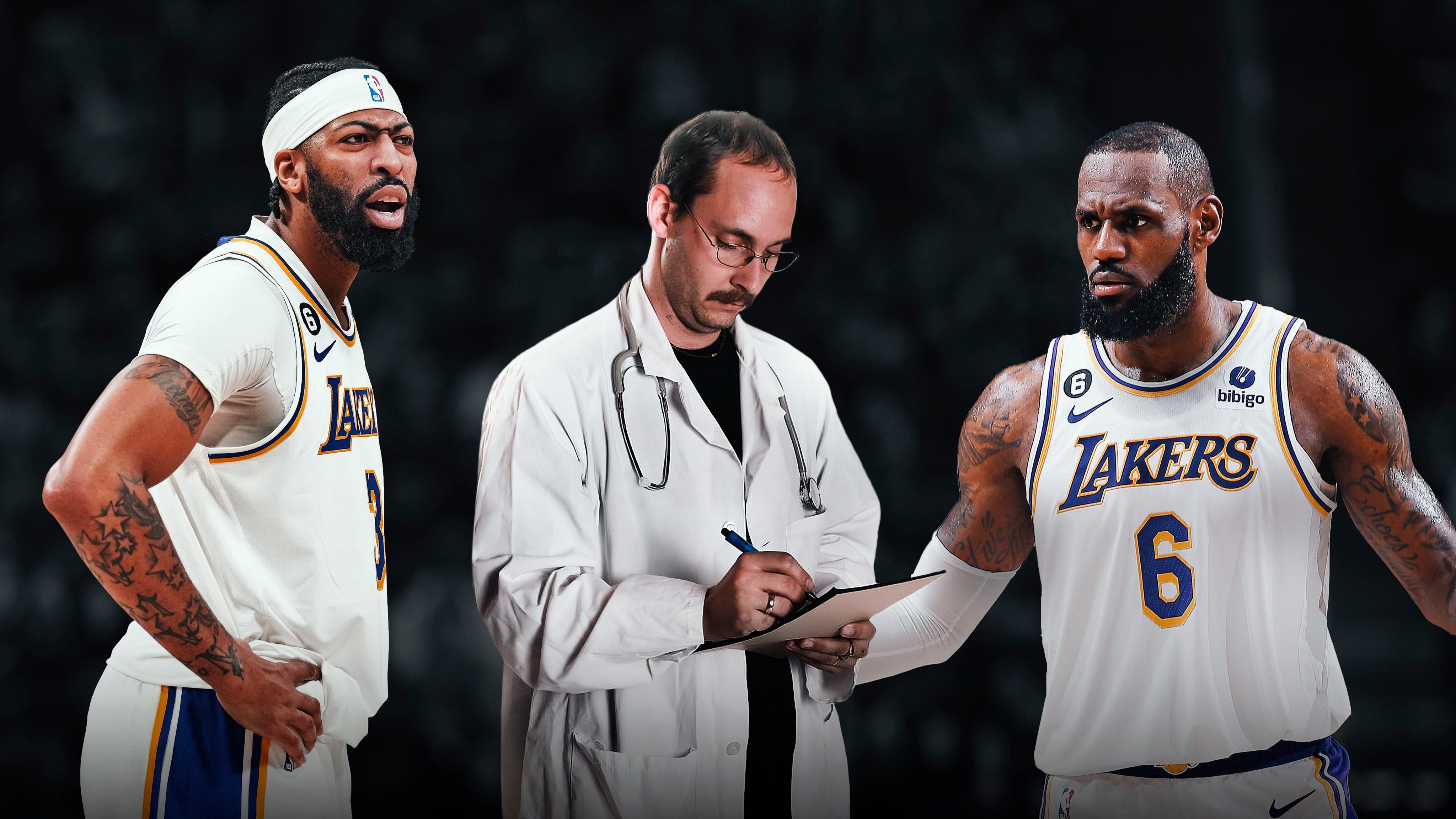 Lakers Provide Health Updates on LeBron and AD