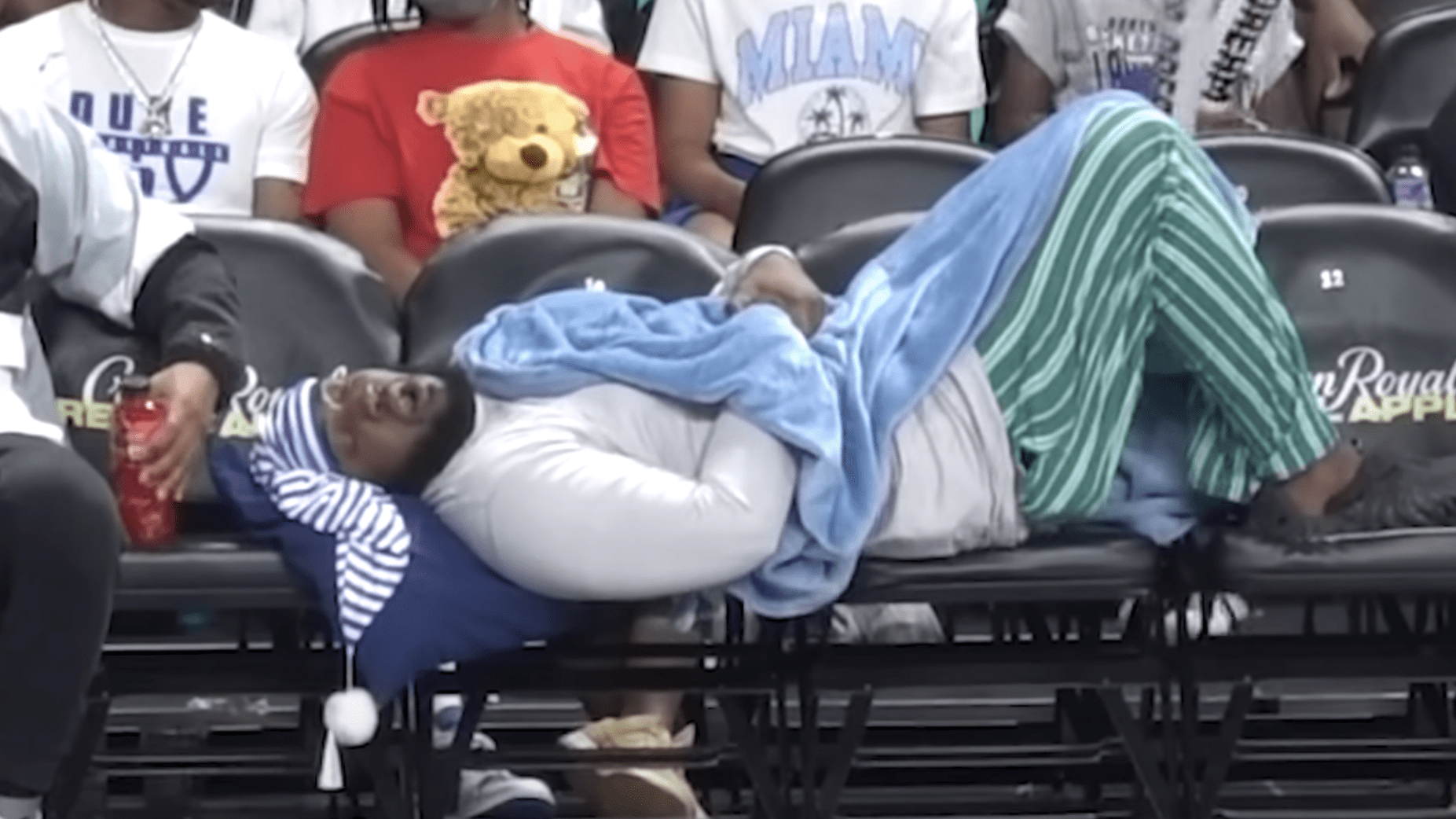 YouTuber Banned After Sleeping At WNBA Game