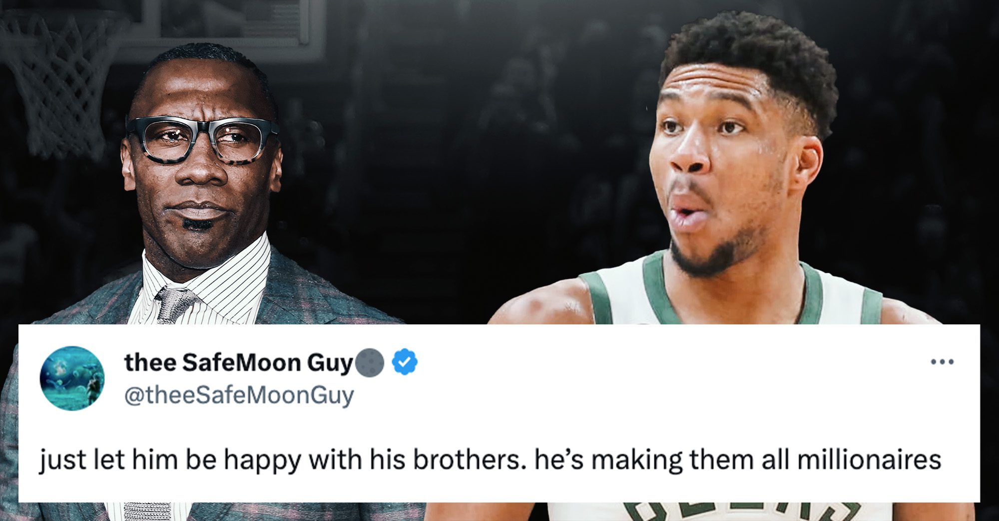 NBA Fans React to Shannon Sharpe Calling Out Giannis