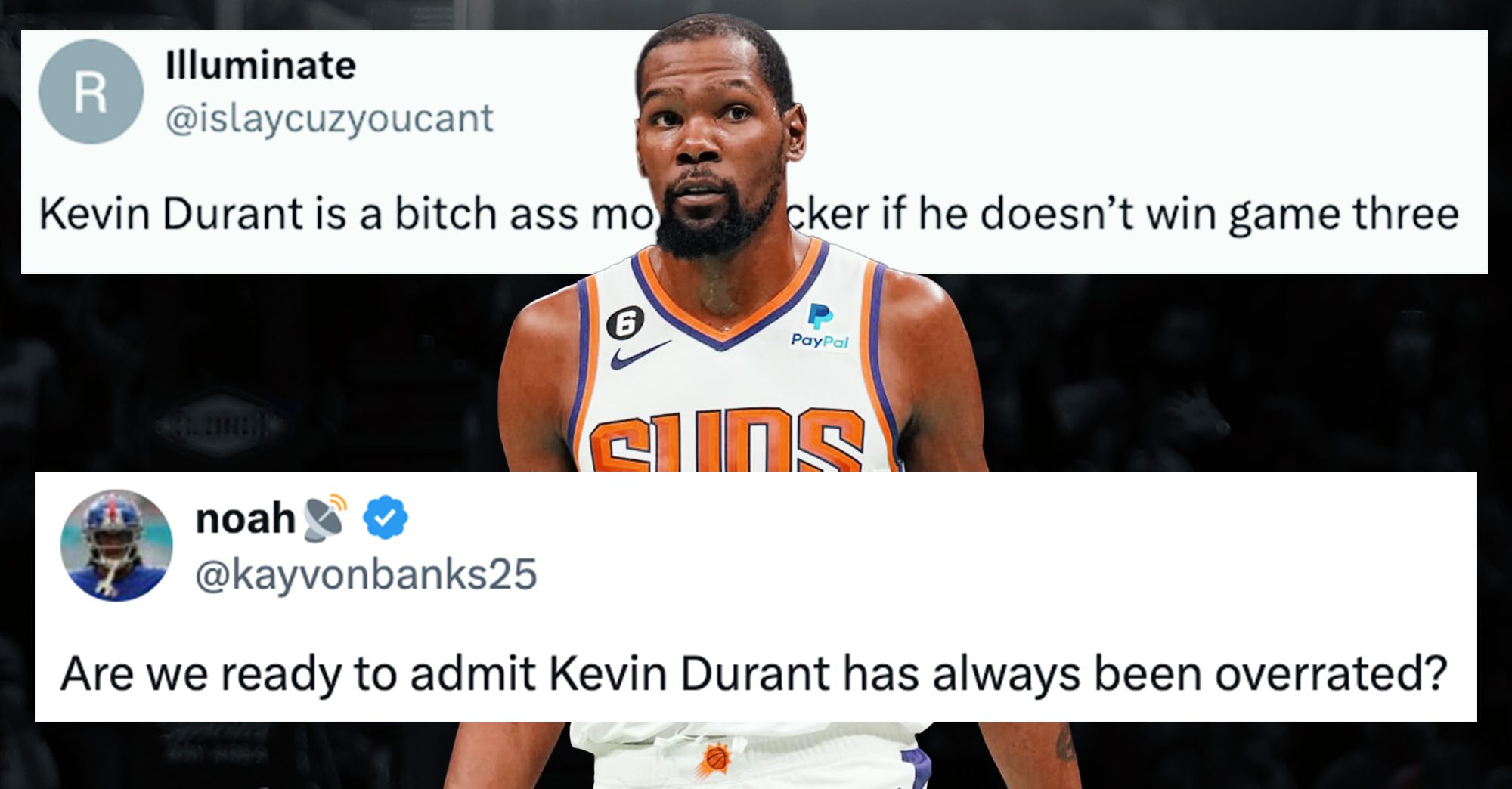 NBA Fans Roast Kevin Durant After Embarrassing Game 2 Loss