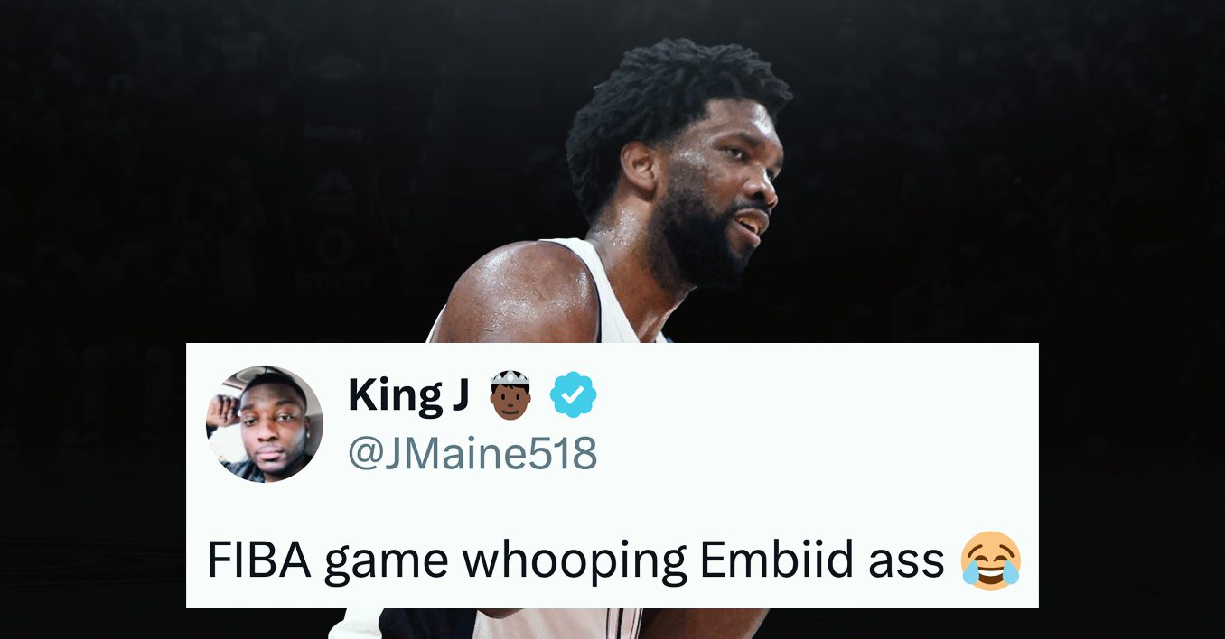 Joel Embiid Roasted Over Hilarious Clips Of FIBA Refs Ignoring His Foul Baiting
