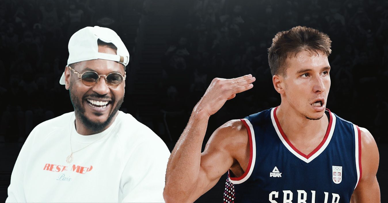 Carmelo Anthony Explains What Went Down Between Him and Bogdan Bogdanovic at the Olympics