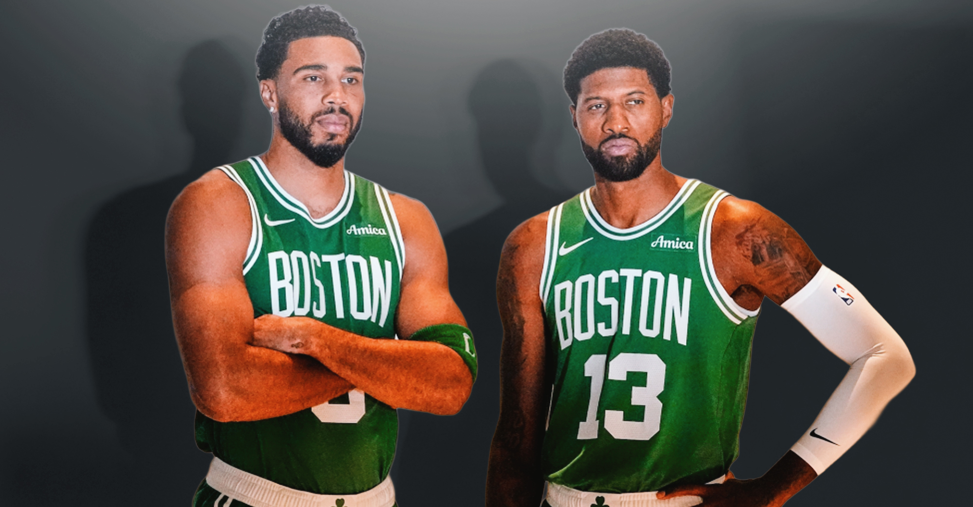 Jayson Tatum Reacts to Playing With Paul George For First Time